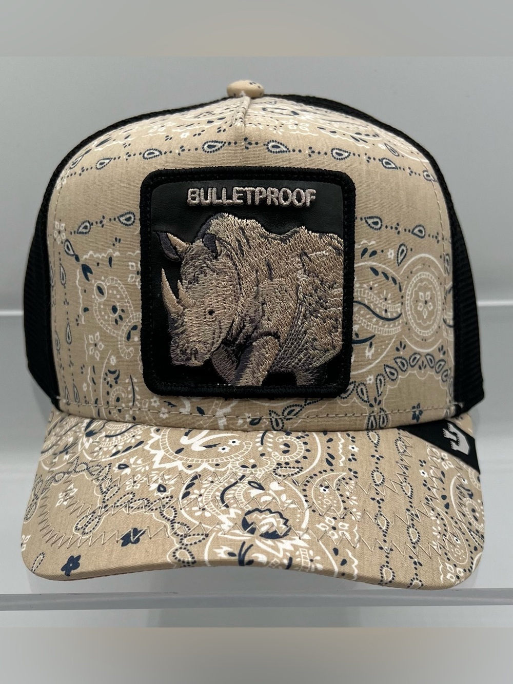 Goorin Bros. All Eyes On Me, BulletProof Rhino, Paisley. NWOT